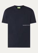 New Amsterdam Surf Association Back Zip T-shirt met logo- en backprint