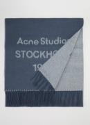 Acne Studios Sjaal van wol met logoprint 200 x 43 cm