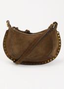 Isabel Marant Oskan Moon crossbodytas van kalfssuède