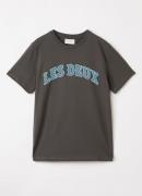 Les Deux Brady Western T-shirt met flock logoprint
