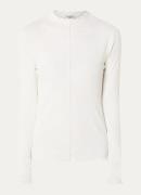 Marc O'Polo Denim Longsleeve met geschultpe zoom