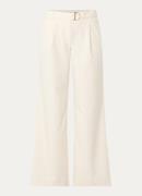 Fifth House Islia high waist wide fit pantalon met steekzakken en cein...