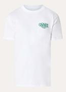Obey Knowledge & Growth T-shirt met logo- en backprint