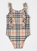 Burberry Badpak met ruitdessin