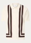 NN.07 Ares grofgebreide regular fit overhemd van katoen