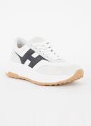 Hogan Sneaker van leer met suède details