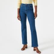 Bootcut jeans met push up effect