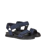 Sandalen met platte hak