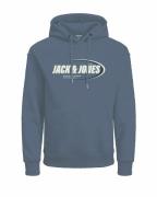 Rechte hoodie met logo