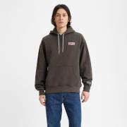 Hoodie met metallic logo