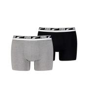 Set van 2 effen boxersshorts Everyday multi logo