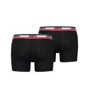 Set van 2 effen boxershorts, logo sportswear