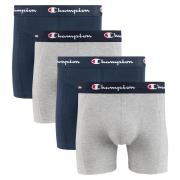 Set van 4 effen  basic boxershorts