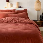 Dekbedovertrek Noria fluweel/gewassen katoen Biface