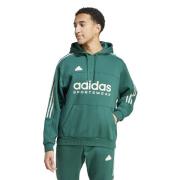 Hoodie met dubbel logo en 3 stripes Tiro