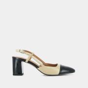 Pumps slingback in leer Dhapop