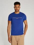 T-shirt met ronde hals en Tommy logo