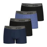 Set van 4 boxershorts Basic Coton