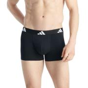 Set van 3 effen boxershorts in katoen, Active Flex