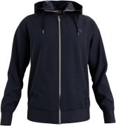 Zip-up hoodie met geborduurd ton sur ton logo