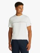 Slim-fit T-shirt met gekleurde strepen