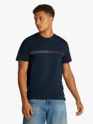 Slim-fit T-shirt met gekleurde strepen