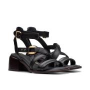 Lederen sandalen Morwyn Strap