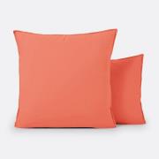 Effen kussensloop in gewassen katoen, Scenario