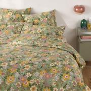 Dekbedovertrek in katoen/gewassen linnen, Rosemary groen