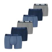 Set van 6 effen boxershorts Everyday