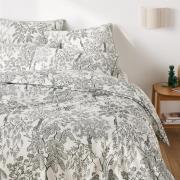 Dekbedovertrek in gewassen perkal katoen Roxane