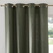 Gordijn in gewassen linnen met oogjes Onega