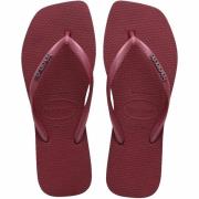 Teenslippers Slim Square Logo Metallic