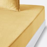 Hoeslaken in gewassen linnen, omslag 35 cm, Linot