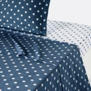 Laken in flanel met stippenprint, Clarisse