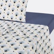 Plat laken in katoensatijn Pawica