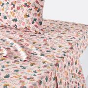 Plat laken in gewassen katoen, Callas