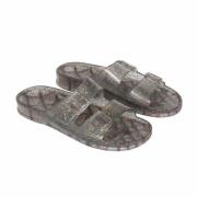 Transparante muiltjes met dubbele riem Anjo