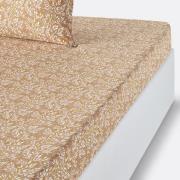 Hoeslaken in perkalkatoen, omslag 30 cm, Nara