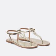 Sandalen met platte hak