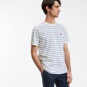 T-shirt met ronde hals en korte mouwen, geborduurd