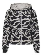 Hoodie met ritssluiting, grafisch motief