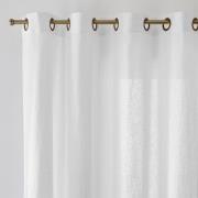 Gordijn in halflinnen met oogjes, Lincot