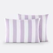 Kussensloop in katoen, Tamori Violet