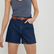 Short in denim, hoge taille