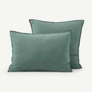 Kussensloop in gewassen linnen, Elina