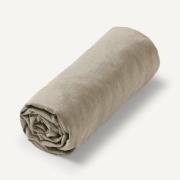 Hoeslaken in gewassen linnen, Elina voor dikke matras