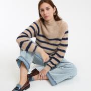 Gestreepte trui in mixed alpaca Signature ARISTIDE