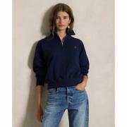 Sweater met lange mouwen en polokraag met rits