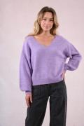 Oversized trui met pailletten
